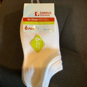 Famous Footwear kids no show socks